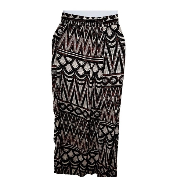 H&M Maxi viscose weave pattern with drawstring tassels and slit - Picture 4 of 7